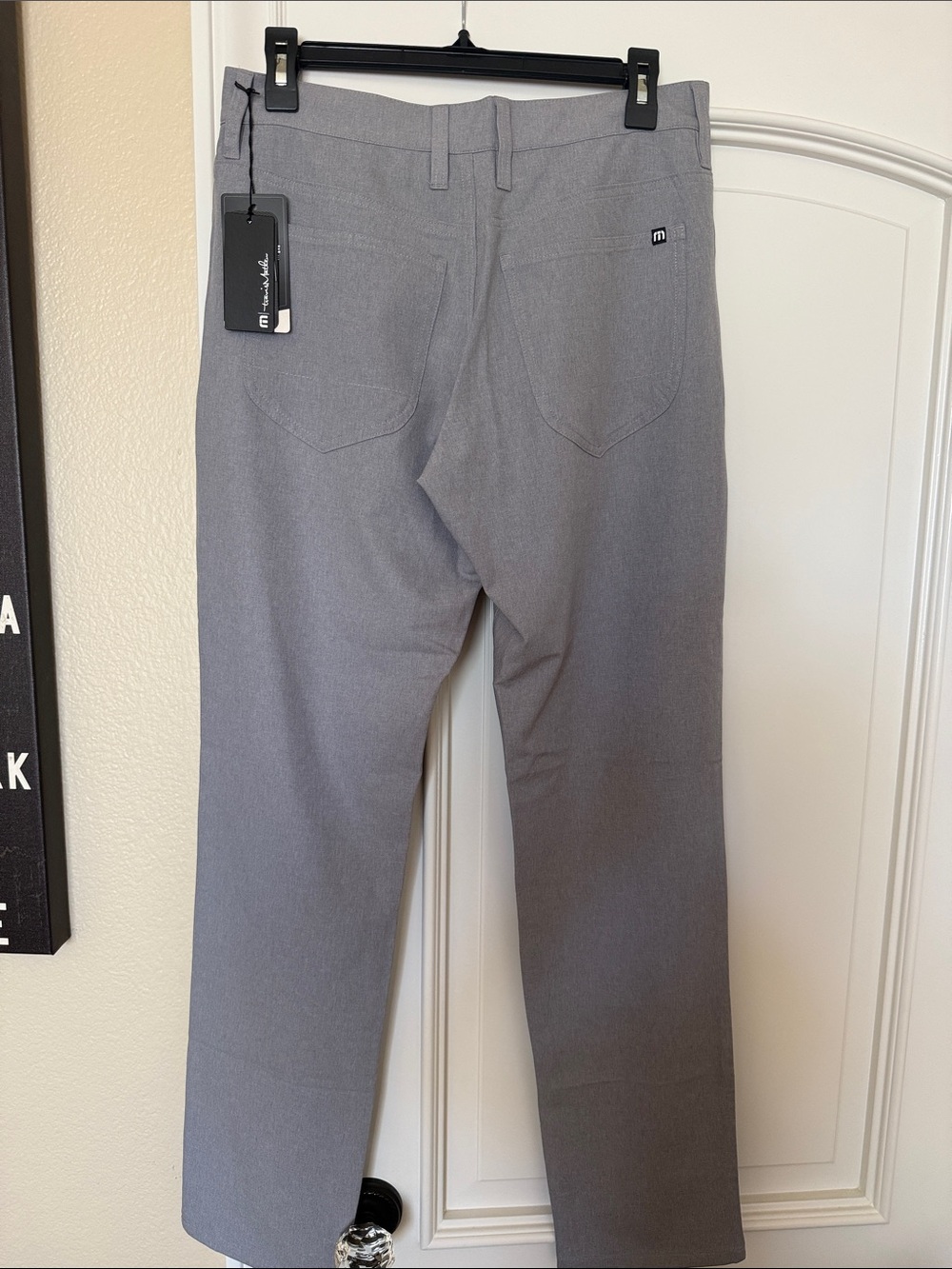 Travis Mathew Men's Gray Pants